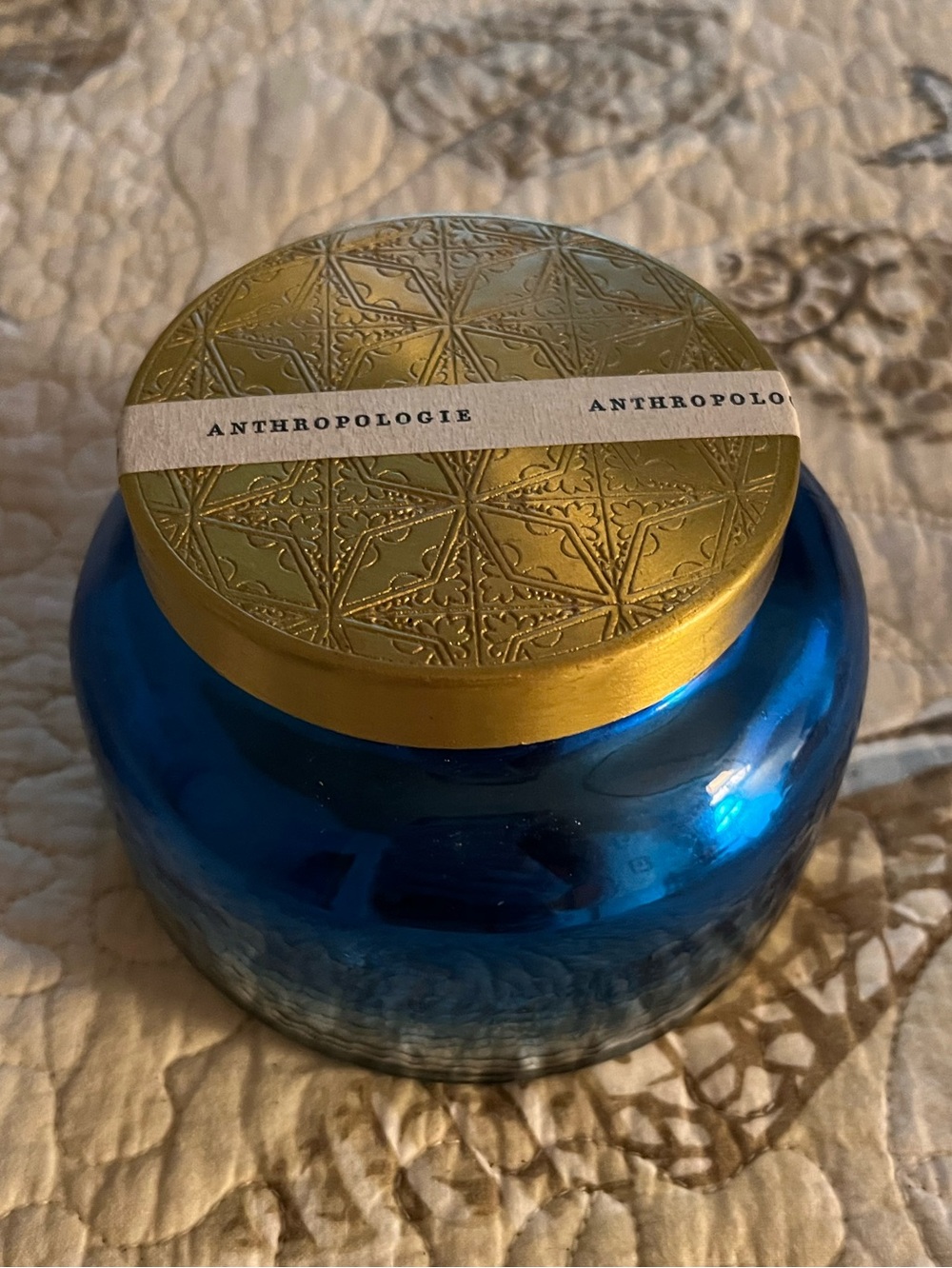 lightly used capri blue anthropologie candle - volcano